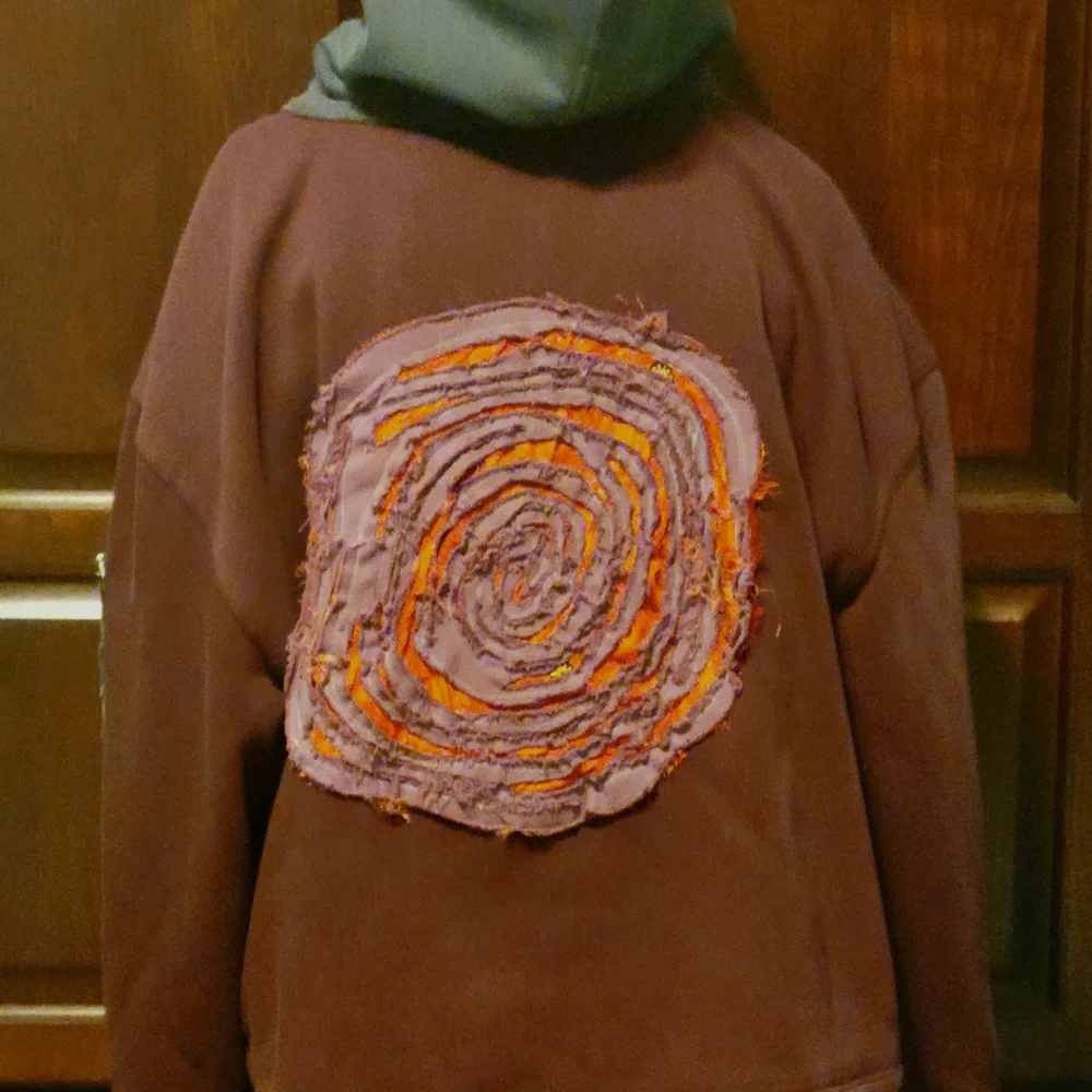 Athletic Works Maroon Graphic Sweater - Picture 8 of 15